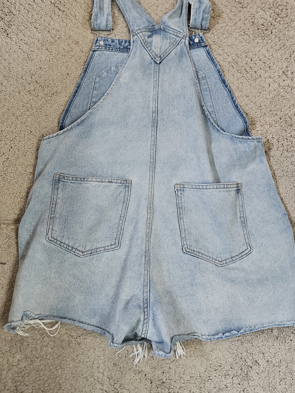 Wild Fable Denim Short Overalls – Light Wash | Size Medium - Picture 8 of 8